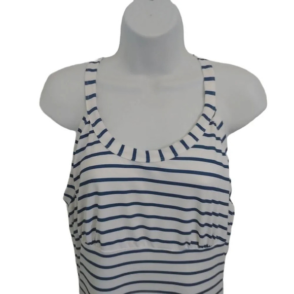 Striped Sportswear/Activewear/Swim Coverup  Dress S - Picture 2 of 9